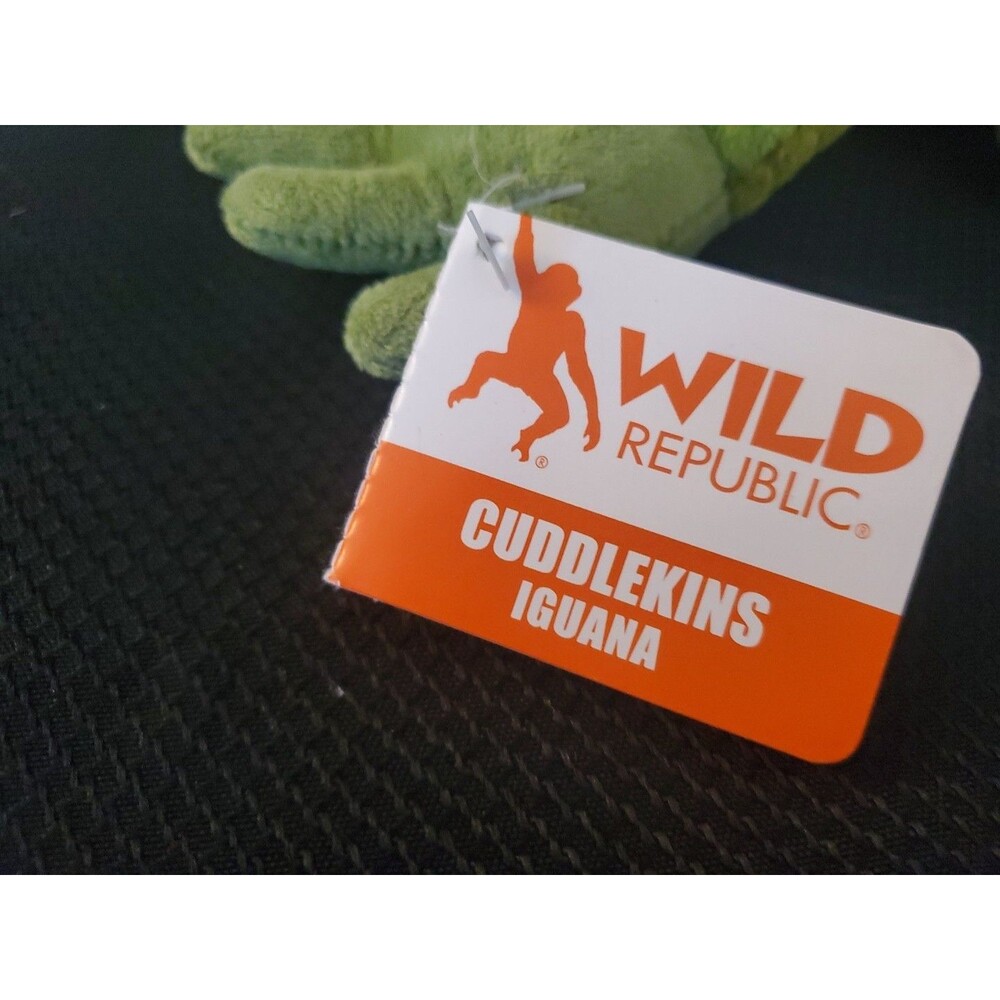 Wild Republic Iguana 24" Plush Green & Orange Lizard Stuffed Animal - Picture 2 of 8
